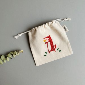 کیسه جمع شو متوسط طرح روباه